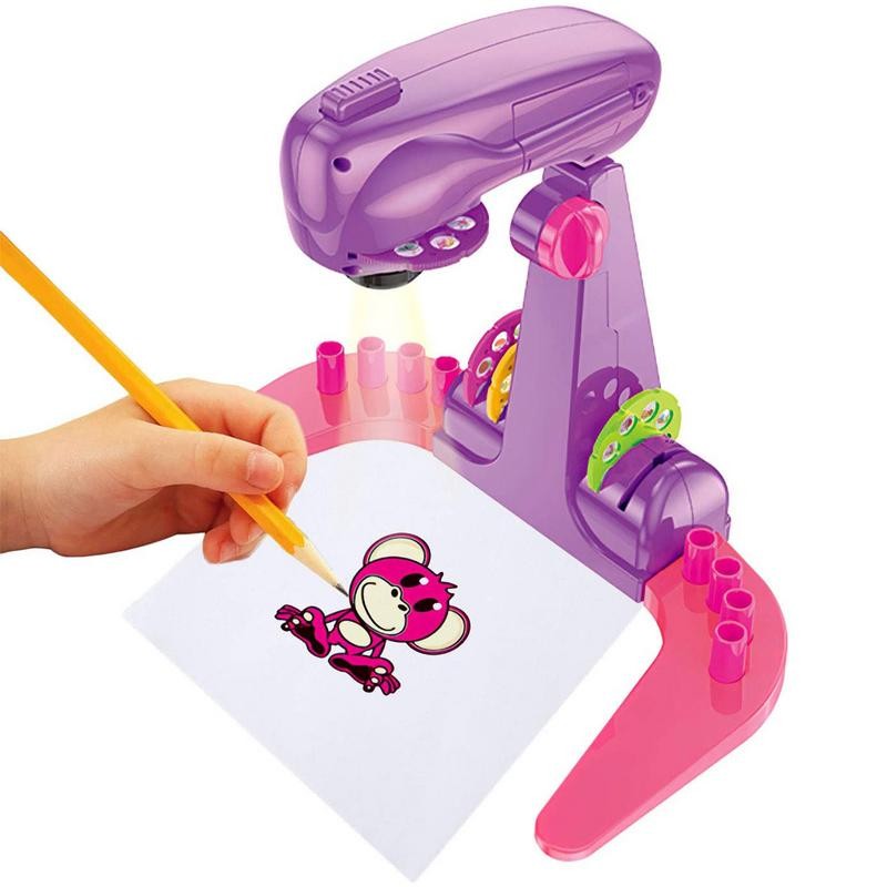 

Multifunctional Projection Drawing Board Kids Toys Children Drawing Projector Toys Puzzle Projection Drawing Board Graffiti Toys