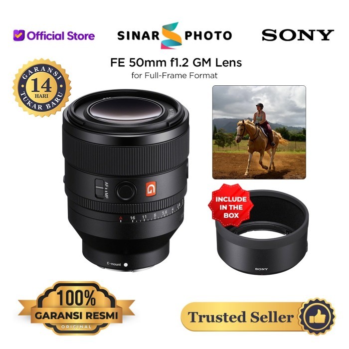 Sony Lens FE 50mm f1.2 GM