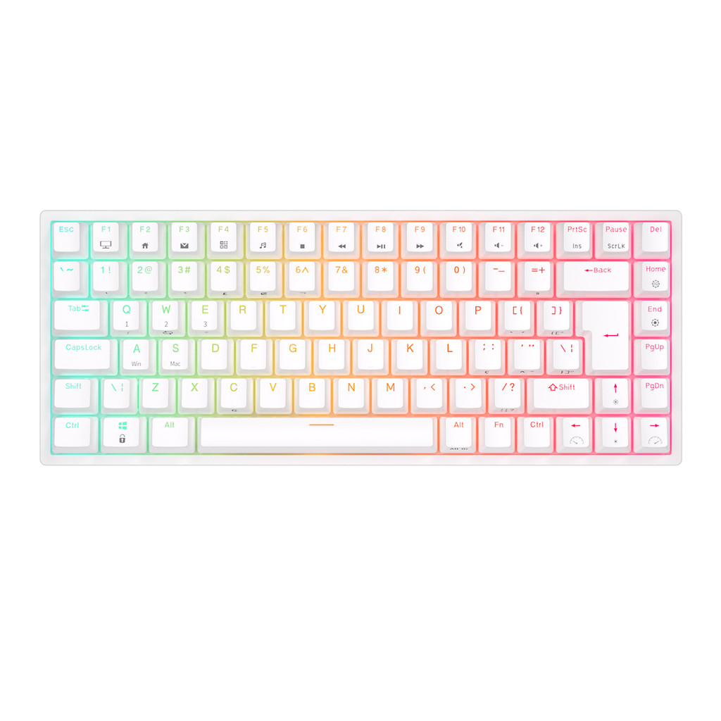 RK84 RK 84 Hot Swappable Wireless Gamer Keyboard Triple Mode BT5.0/2.4G/USB-C 75% RGB Bluetooth Mech