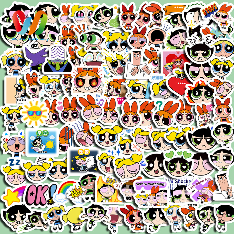 

100pcs stiker Karakter Anime yang Lucu DIY untuk Komputer, Washi, Scrapbooking, Laptop, Alat Tulis, Seni, dan Kerajinan.