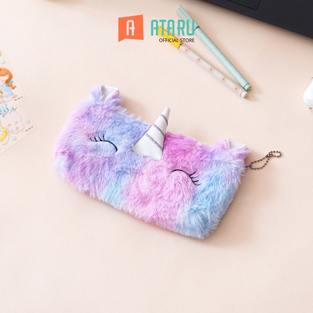 

Ataru Tempat Pensil Unicorn Pouch Pensil Pulpen Pencil Case Tempat Alat Tulis Peralatan Tulis Kids School Stationery