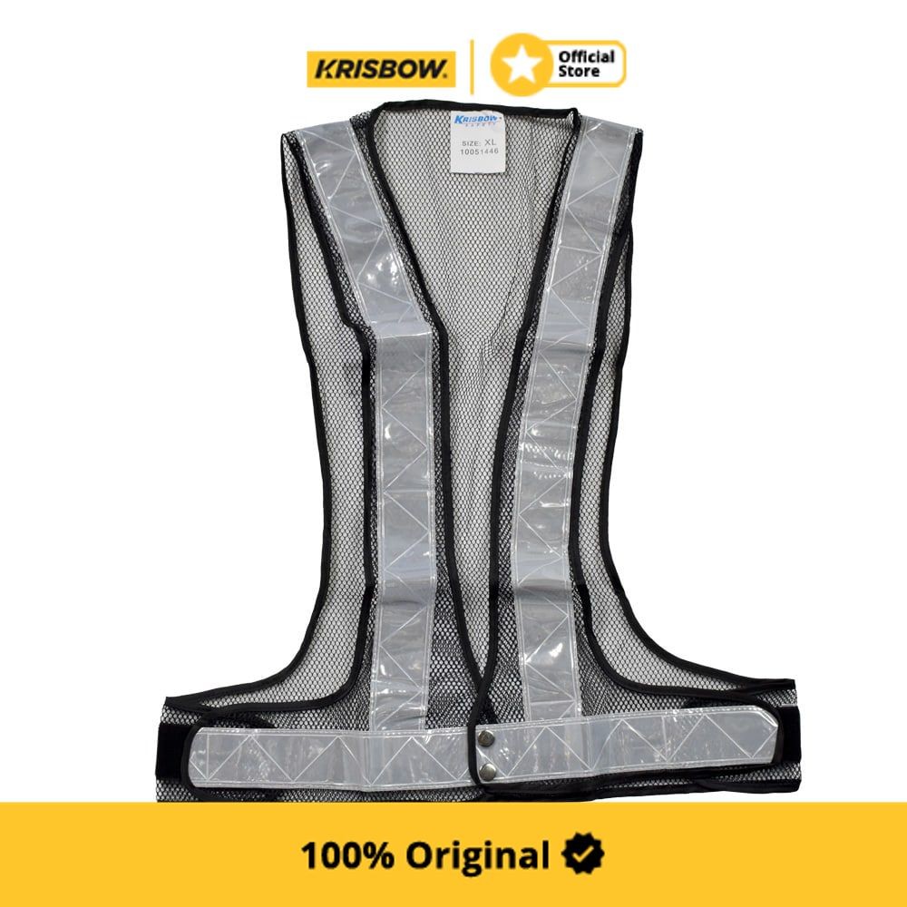 Krisbow Safety Vest Rompi Pengaman Mesh Ukuran Xl