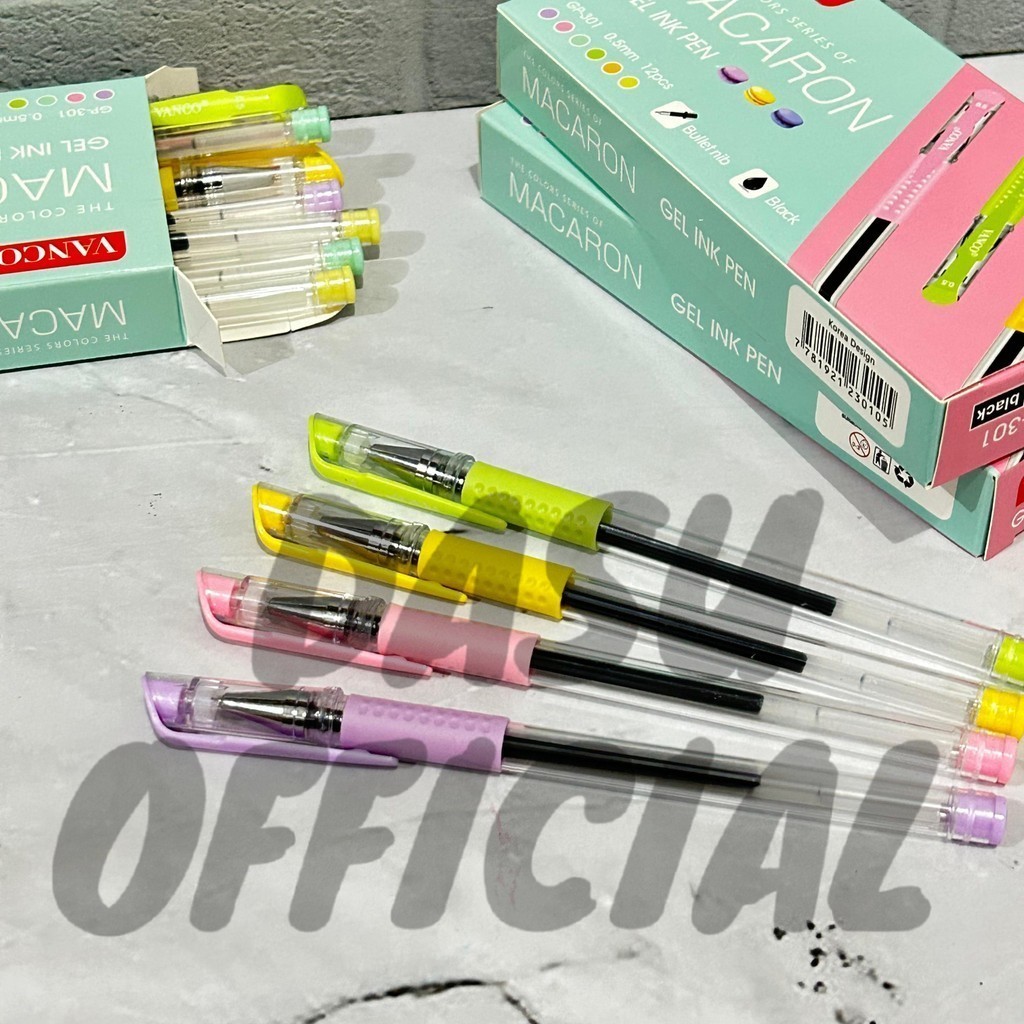 

ECER 1PCS Gel Ink Pen Vanco Macaron GP-310 0.5mm