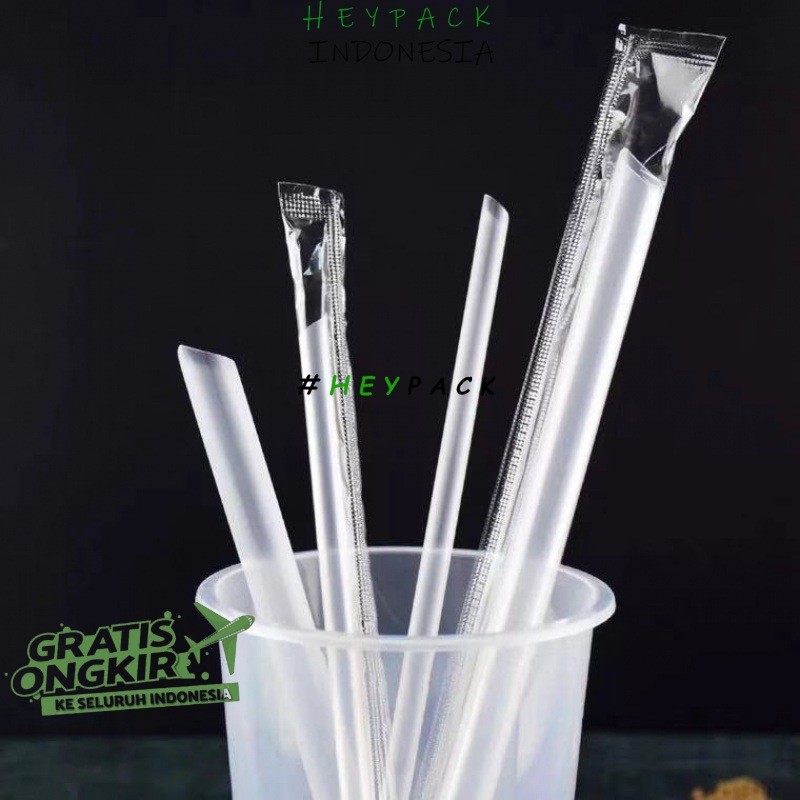 Sedotan Plastik Sedotan Sekali Pakai Sedotan Minuman Sedotan Plastik Steril Sedotan Boba
