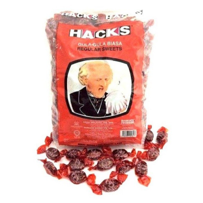 

1PAK 1.8 KG PERMEN HACKS ASLI / PERMEN HACK HALAL / HACKS ORIGINAL - 1.5 kg TEG