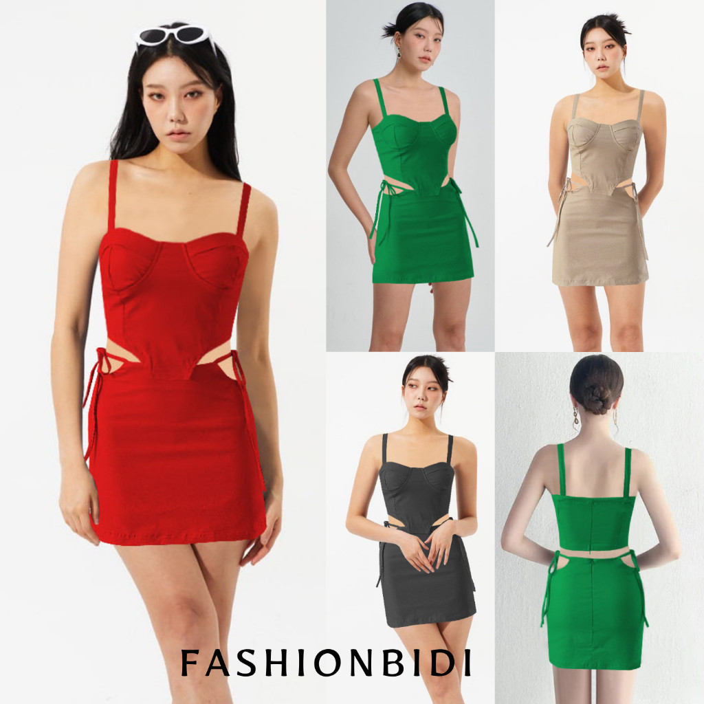 Elora Bodycon Dress Sexy Set Mini