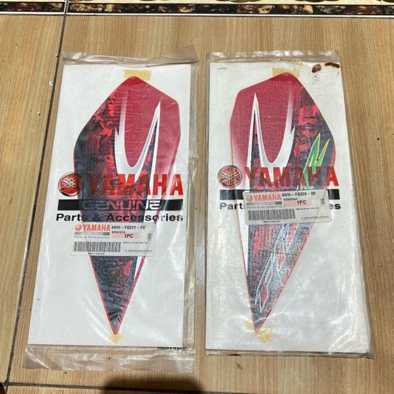 striping sayap Luar bagian atas Yamaha fizr fiz r 2005 merah putih original YGP