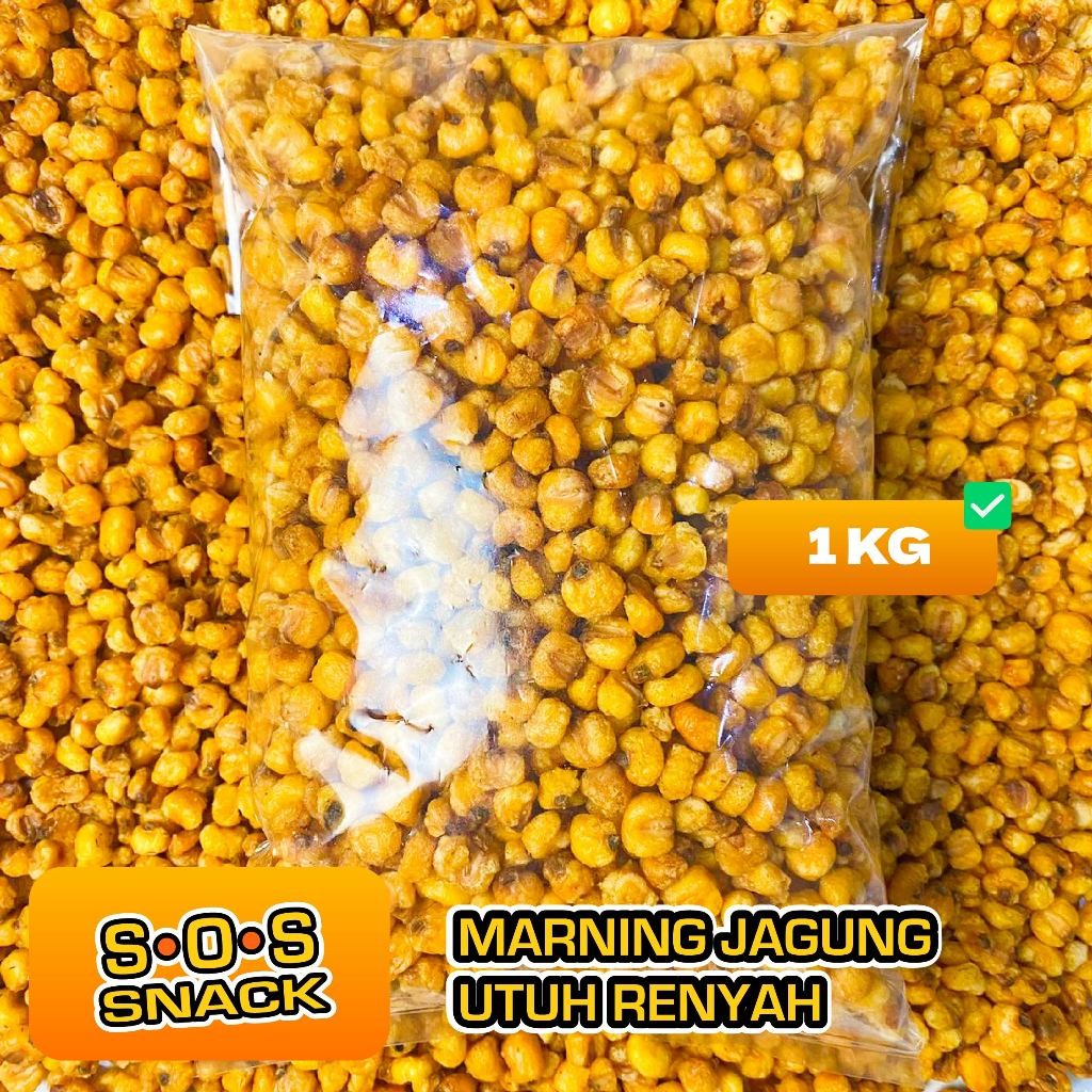 

Makaroni SOS - 1 Kg Marning Jagung Utuh Renyah Murah Mantap