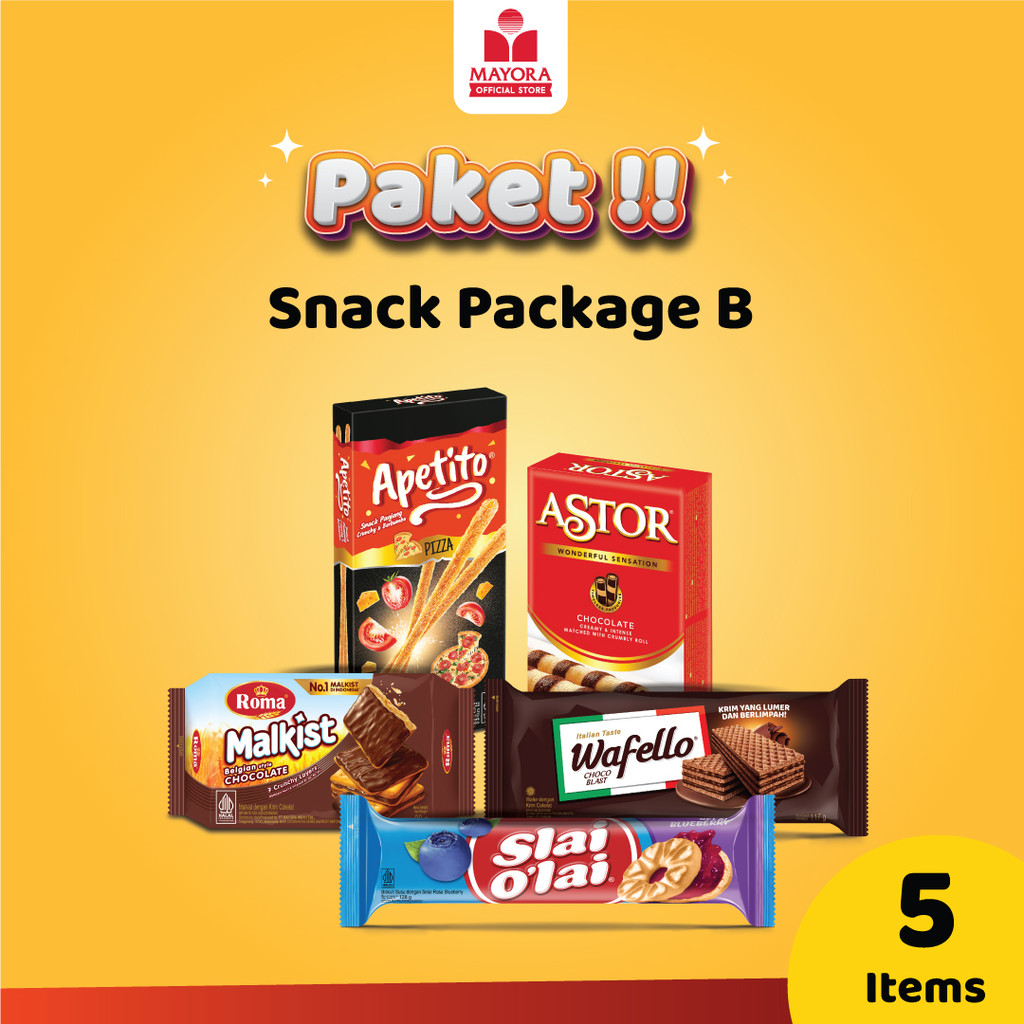 

Paket Snack Biskuit dan Wafer B