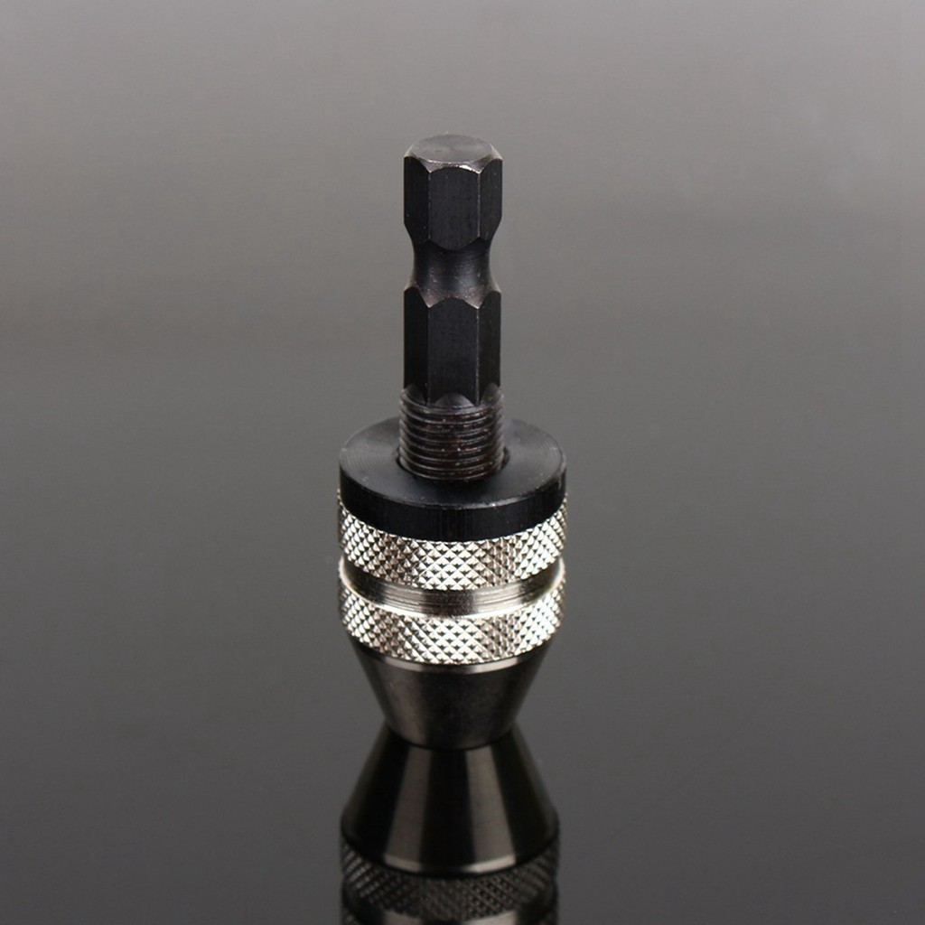 1/4" 0.3~3.6mm  Keyless Drill Bit Chuck Hex Shank Adapter Converter Industrial Tools Drill Chuck Key