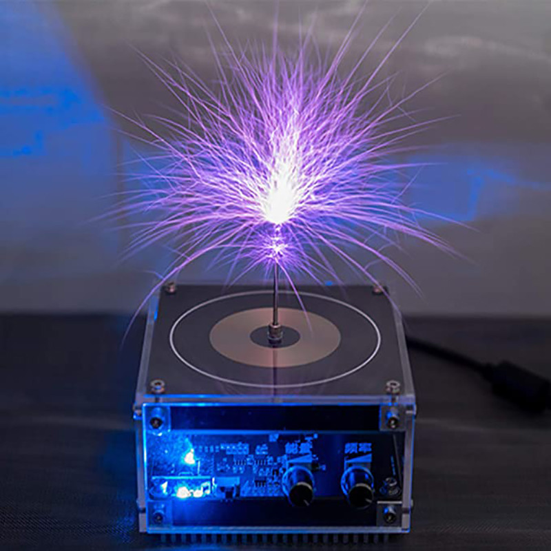 Multi-Function Tesla Music Tesla Coil Speaker, Wireless Transmission Lighting, Science and Education