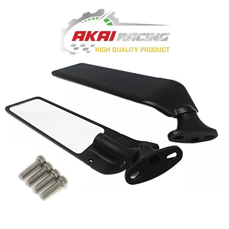 #CCR# spion winglet spion vering variasi ninja gsx cbr r15 universal spion winglet akai racing