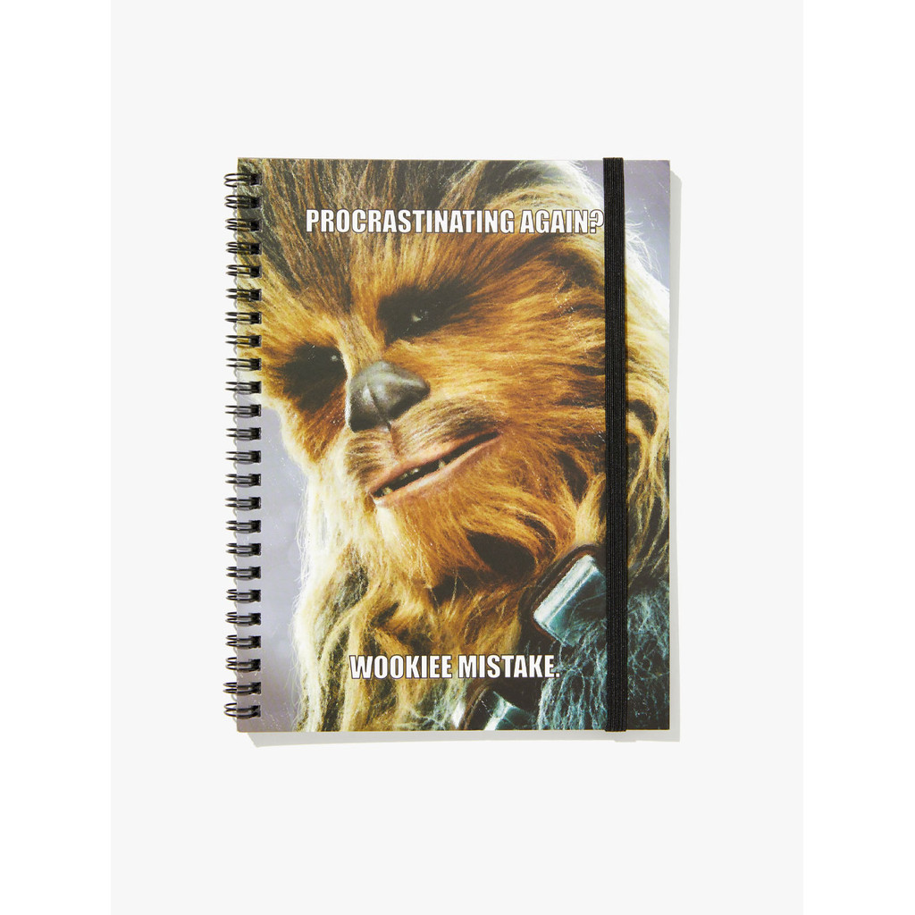 

Typo - Buku & Alat Tulis - A5 Spinout Notebook - Chewbacca Procrastin