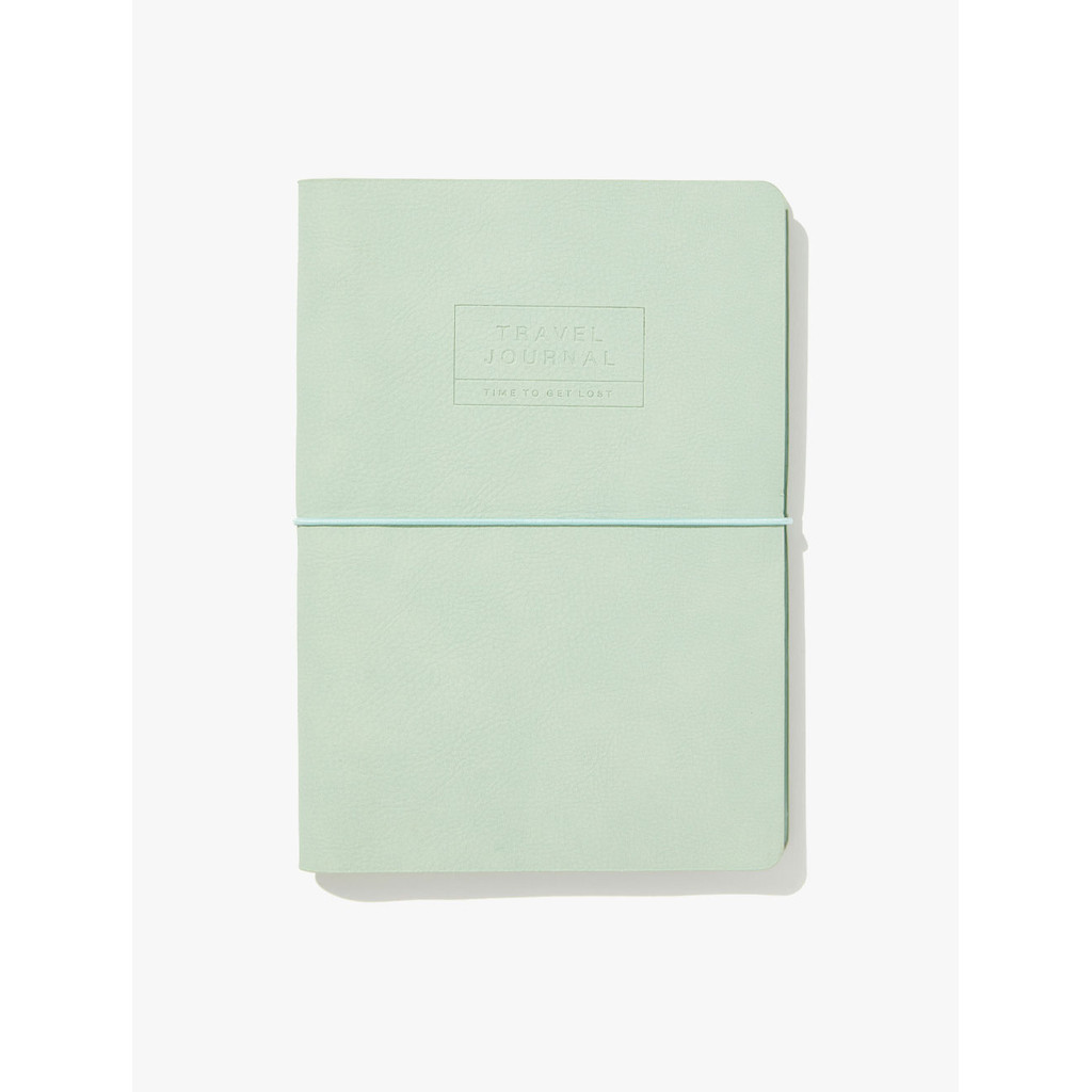 

Typo - Buku & Alat Tulis - Luxe Travel Journal - Smoke Green & Latte