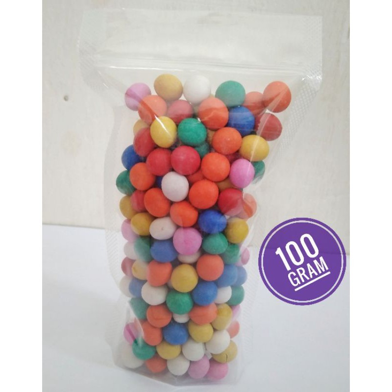 

permen biskuit ball warna warni Pelangi 100 Gram