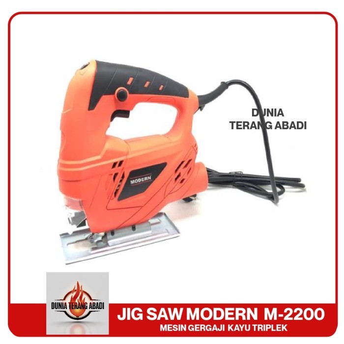 Modern Gergaji Kayu Genggam MODERN Jig Saw M-2200 - Mesin Gergaji Triplek