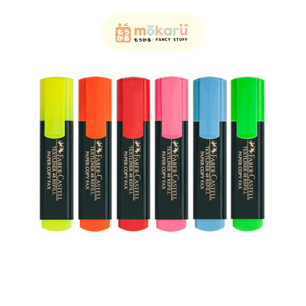 

Faber Castell Highlighter Textliner / Penanda Warna Warni Berkualitas