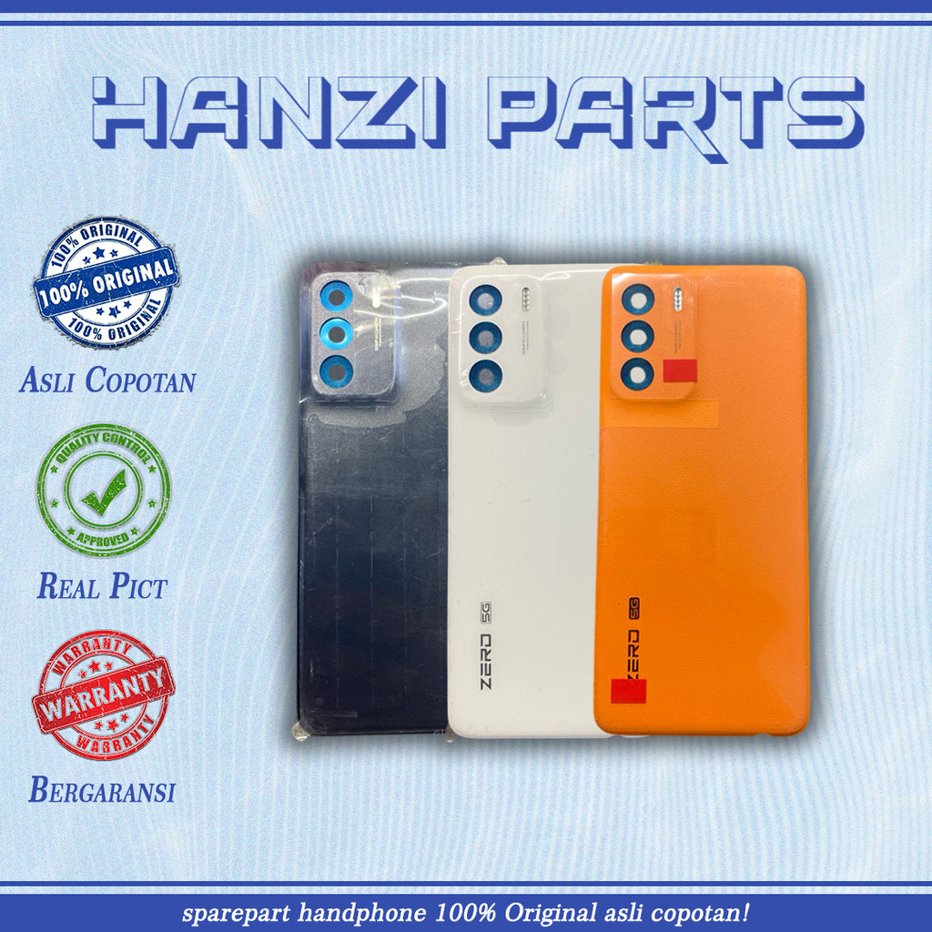 BACKDOOR CASING TUTUP BELAKANG INFINIX ZERO 5G 2023 X6815D ORIGINAL 100% ASLI BARANG COPOTAN