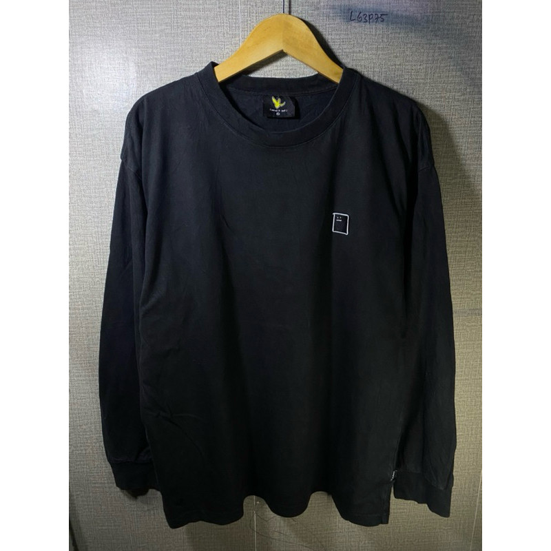 KAOS KATUN LENGAN PANJANG MARK GONZALES CAKEPPP HITAM SIZE XL FIT XXL