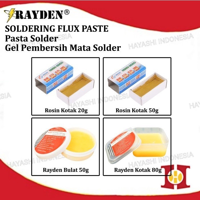 Rosin Flux Minyak Soldering Paste Cream Songka Siongka Solder Pasta