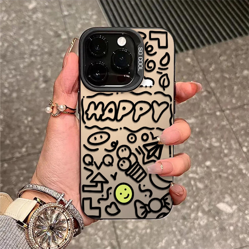 CYK iPhone CASE Lucu Casing Untuk iPhone 11 12 13 14 15 16 16pro PlusProMax 8 7Plus SE X XS XR XS Ma
