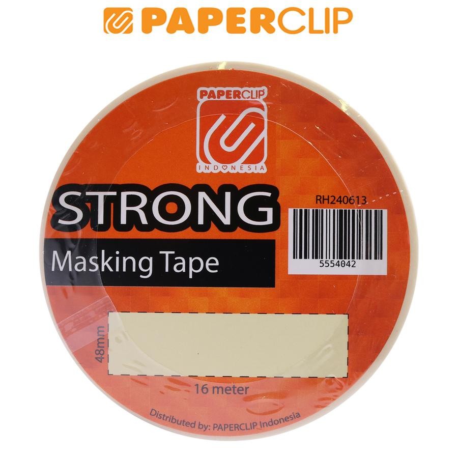 

TAPE KERTAS / MASKING TAPE PAPERCLIP 48MM 16M