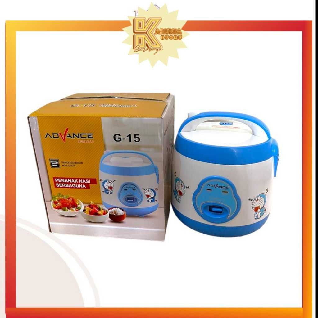(KA)Rice Cooker Advance 1,2L G-15A / Penanak Nasi Mini / Magic Com / Magic Jar 3in1 Kapasitas 1.2 Li