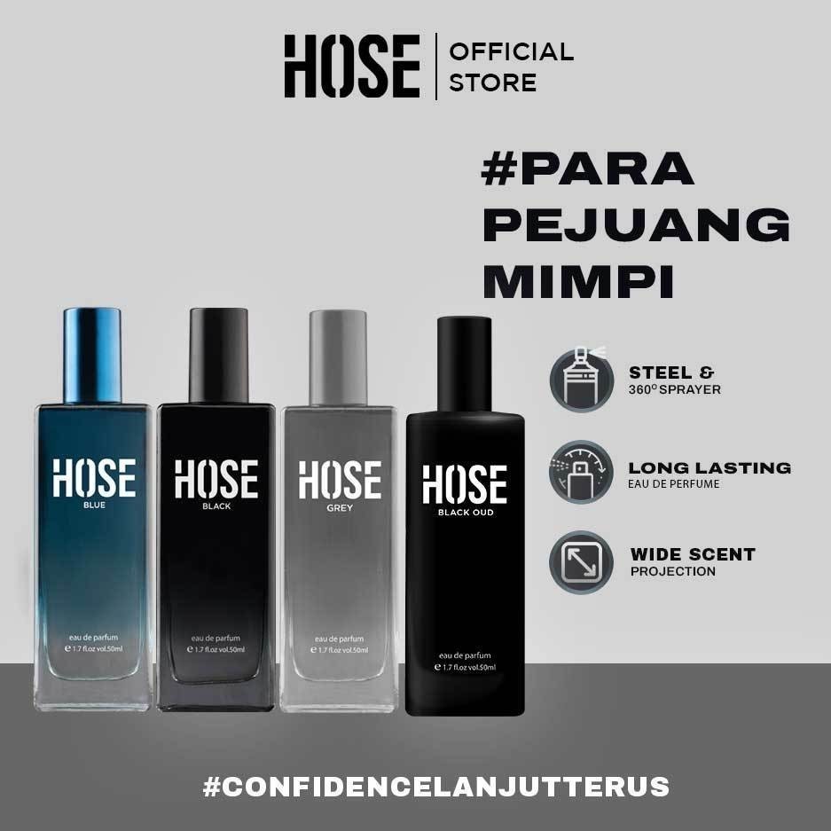 HOSE Eau De Parfum Black Oud 50ml | Syahla Cosmetic