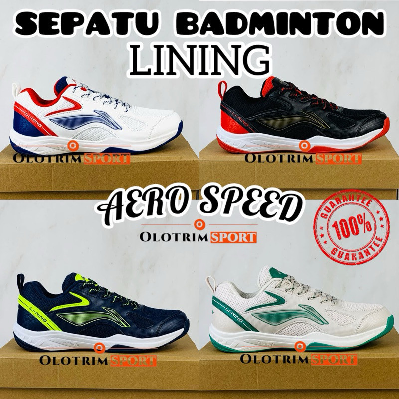 Sepatu Badminton LINING AERO SPEED 100% ORIGINAL LINING