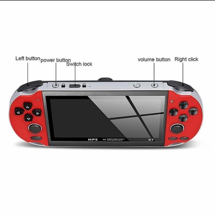 BEST -Gameboy advance X7 built in 9999 games /best seller - Merah