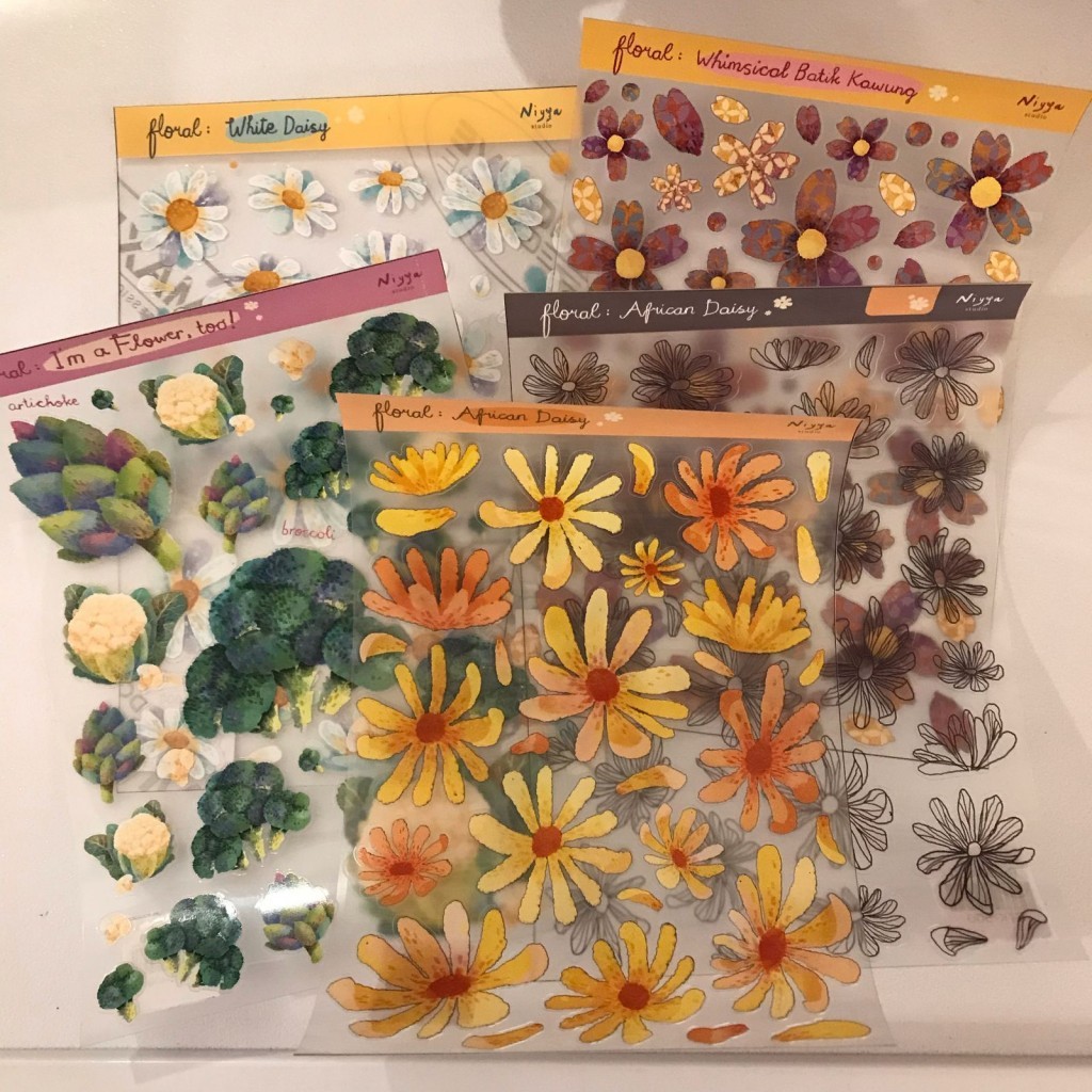 

transparant sticker sheet by niyya studio