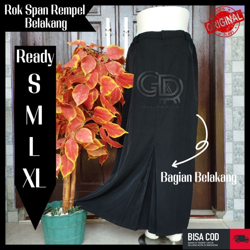 Rok Rempel Rok Rempel Panjang Rok Rempel Hitam Rok Belah Rok Span Formal Wanita Rempel Rok Span Hita