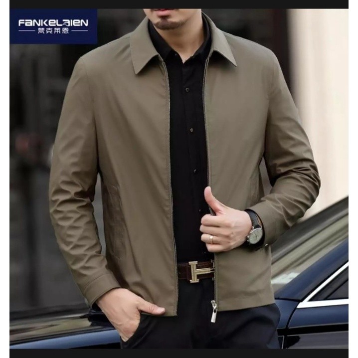 JAKET KATUN PRIA FORMAL SEMI JAS KANTORAN BAHAN KATUN DRILL KANVAS ORIGINAL Terlaris