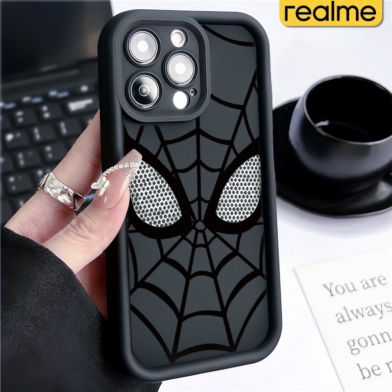 Fashion Spider-Man Couple Silicone Case Realme C53 C2 C15 C21Y C55 C35 C33 C31 C21 C30 C25 C20 C67 C