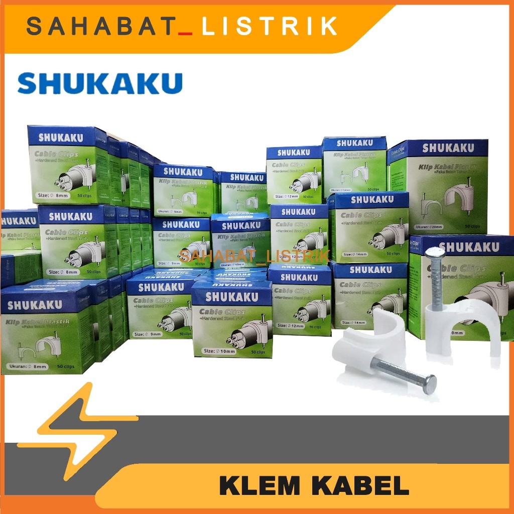 SHUKAKU Klem Kabel Listrik 12mm / KLEM No12