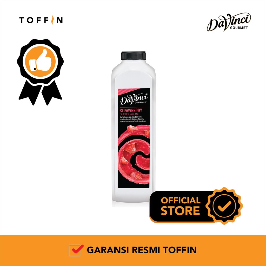 

Davinci Fruit Bev Mix Strawberry 1L - Sirup Rasa Strawberry