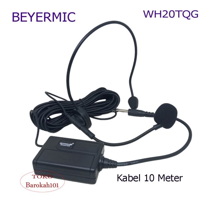 Mik Headset / Bando BEYERMIC WH20TQG Mikrofon Imam Masjid Mic Kepala Telinga