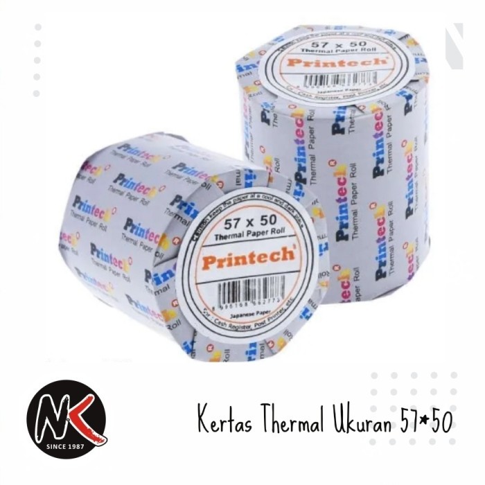 

Kertas Roll Thermal 57*50 (1 Pak 10 Roll)/Kertas Kasir