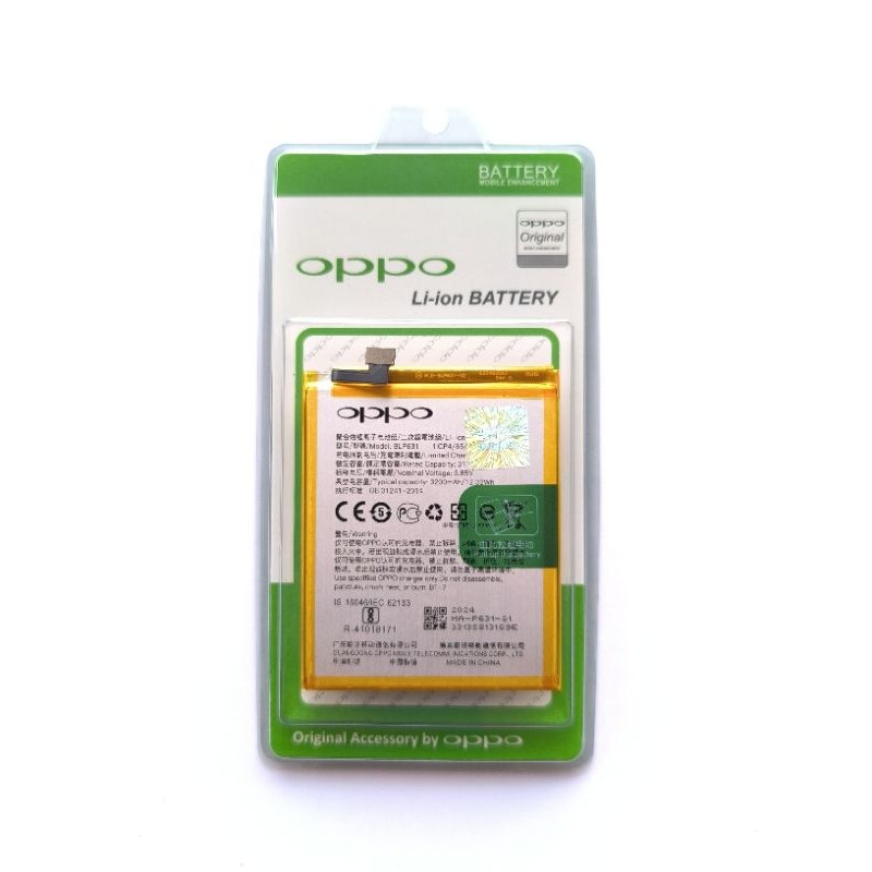 BATERAI BATRE OPPO F5- F5 YOUTH - F5 PRO CPH1723 CPH1727 / F3 CPH 1609 BLP631  ORIGINAL