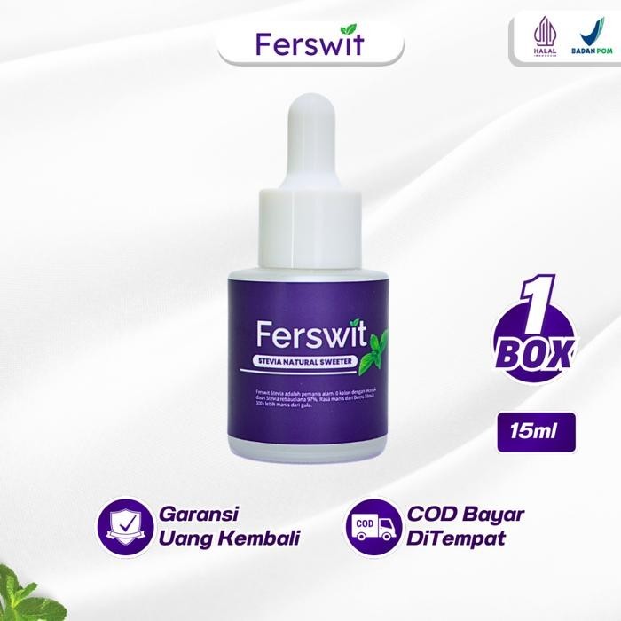 

Ferswit Stevia Pemanis Alami 0 Kalori Ekstrak Daun Stevia Pengganti Gula - Alternatif Gula - FERSWIT 1 BOTOL - FERSWIT 1 BOTOL Ready Stock & Original