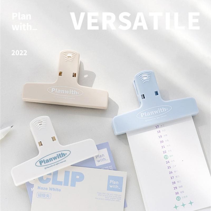 

High Quality Magnetic Clamp Long Tail Binder Handy Stationery Storage Box Charming Elliot Folder Convenient And Practical Lovely