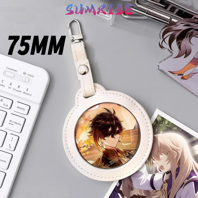 Pelindung Pin PVC 75mm  Badge Cover Protector untuk Badge Holder Bag Badge Display Circular Pin Hold