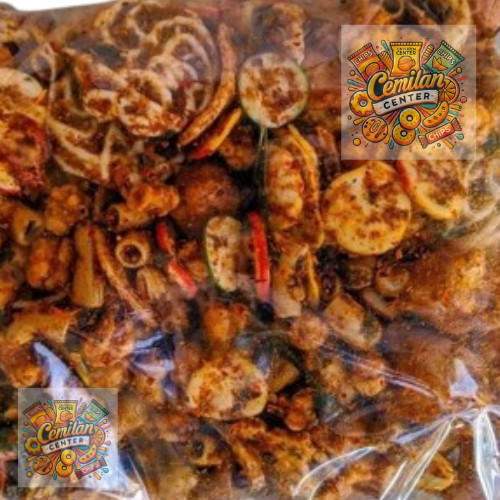 

CC KERUPUK SEBLAK CAMPUR 500g Krupuk Seblak Mix Mercon Makanan Pedas Seblak Basah Seblak kering