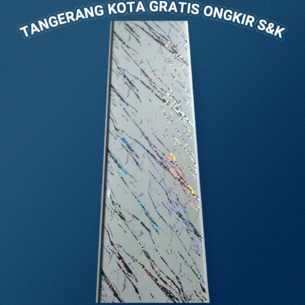 plafon pvc 4 meter 1 dus   ‎ ‎ ‎ ‎