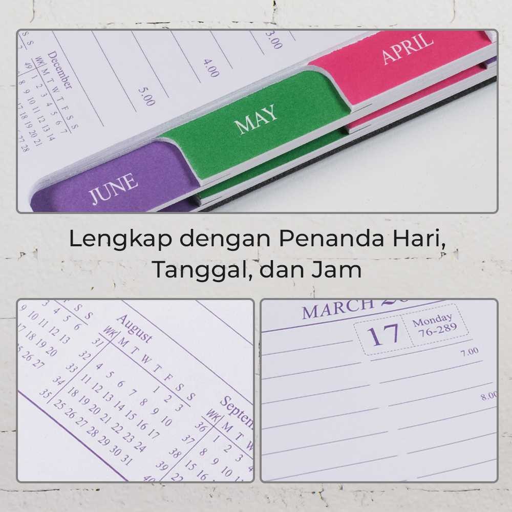

Buku Agenda Softcover Planner Bulanan untuk Pengaturan Jadwal yang Efisien - TD-20251