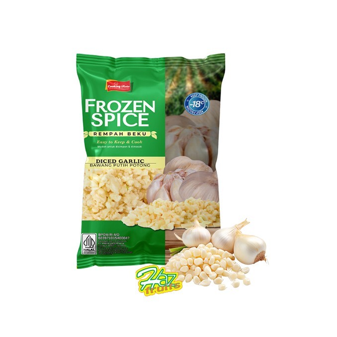 

Cooking Master Garlic Dice Frozen / Bawang Putih Potong 500 gram