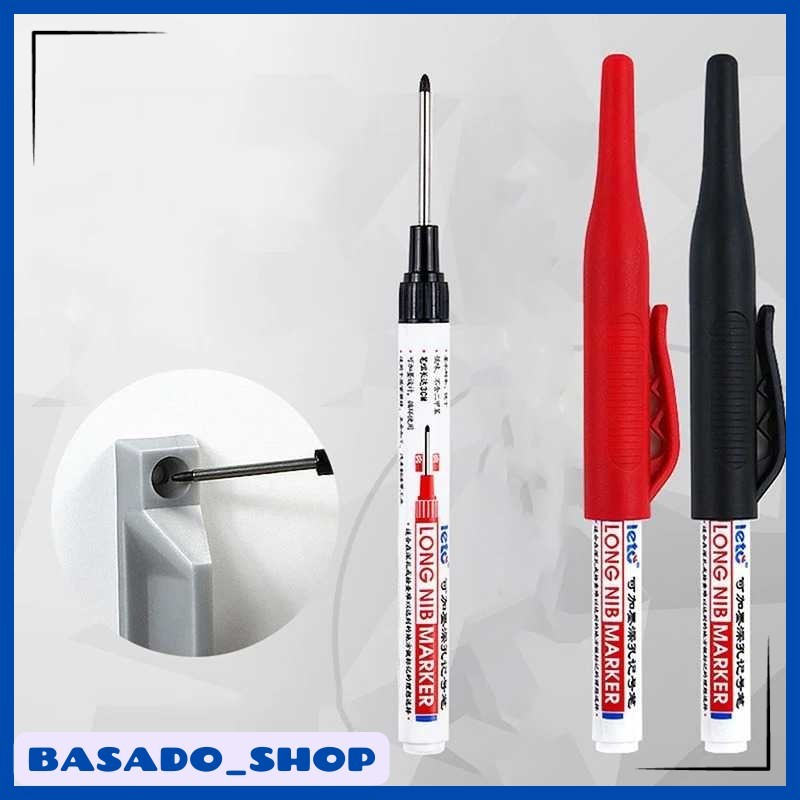 

Spidol Long Nib Marker Quick Dry Waterproof Oil Based - PM-318