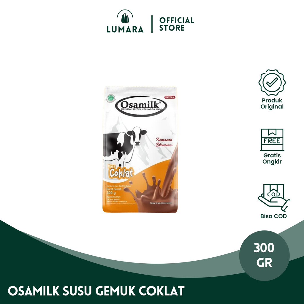

Susu Osamilk Original 100% Sapi Coklat 300gram Gemuk Badan Dan Nafsu Makan Anak Dewasa