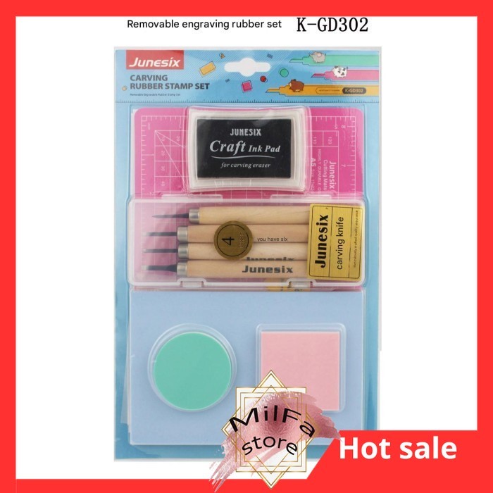 

MF678 Mainan DIY Kit Stempel DIY Set Alat Cap Karet
