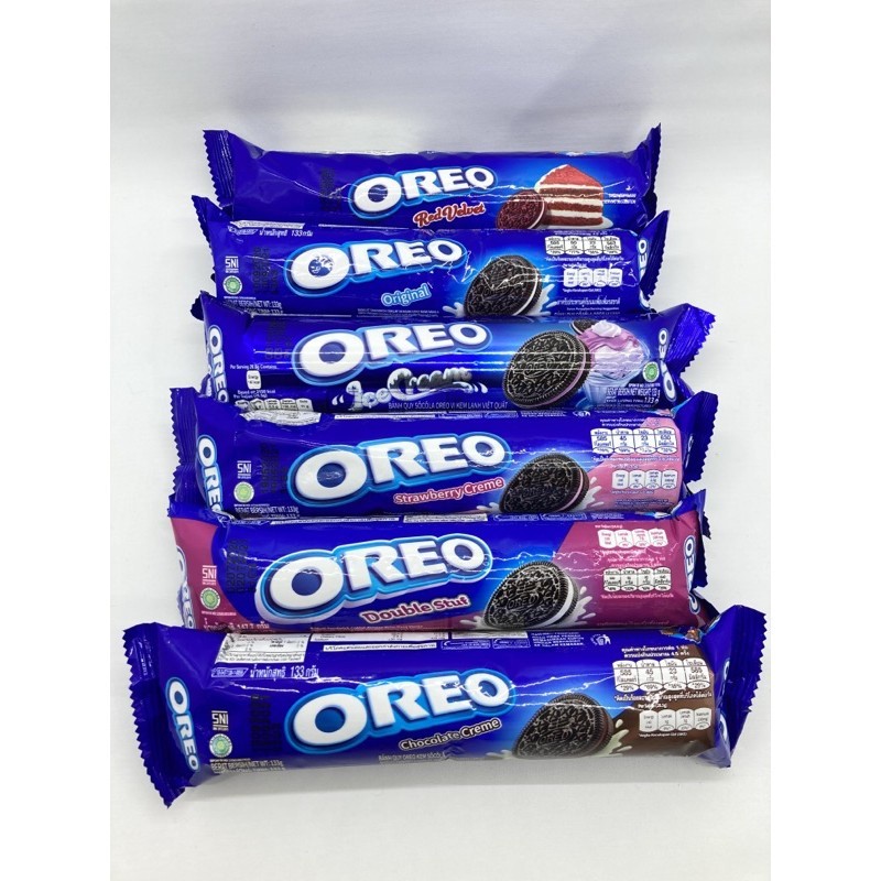 

6 Rasa /119g Oreo/Space Dunk/Chocolate Creme/Strawberry/Red Velvet/Dark And White/Bluberi Ice Cream